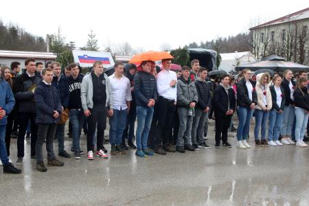Seznanitev vojaških obveznikov s pravicami in dolžnostmi vojašnica Postojna 16 Foto Ljubo Vukelič
